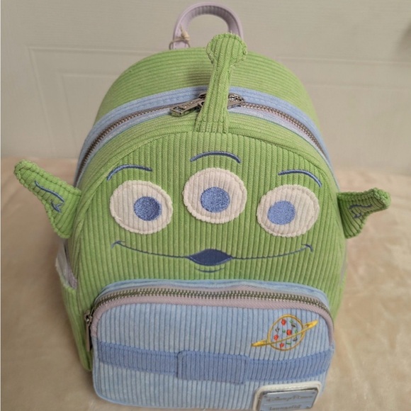 NWT Toy Story Pastel Alien Mini Loungefly Backpack